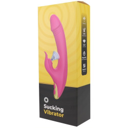 Generique Vibro Rabbit à aspiration Amant Vibe 22cm Rose